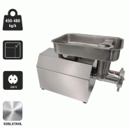 Hachoir à viande électrique professionnel 450 kg/h - 1100W | Ggm_7