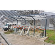 Rack à vélo double étage avec entraxe ajustable  375, 400, 450 ou 500 mm_7