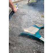 Appareil laser pour décaper rapidement grandes surfaces métalliques