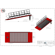 Rampe de quai mobile galvanisée AZ Ramp Prime XS - Achat ou location - Capacité de 6T à 10T - Modèle minimaliste et économique_7