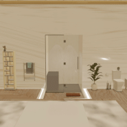 Hammam kit de construction cabine de douche avec paroi vitrée à carreler 120 x 120 - Générateur vapeur inclus_7