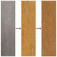 Vidaxl portail de jardin 105x155 cm acier corten design de bambou 153241_7