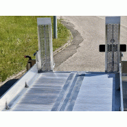 DEFINITIVE CLM Remorque porte engin aluminium 3T5 FLY35_7
