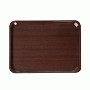 Plateau stratifié lisse Capri Cambro acajou 460mm_7