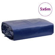 Vidaxl bâche bleu 5x6 m 650 g/m² 156170_7