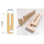 Écran de bureau acoustique OSLO - écologique et performant avec piétements en bois naturel_7