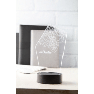 Trophée en acrylique - lampe LED multicolore - gravure laser incluse - minimum 25 pièces_7
