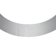 Vidaxl clôture de pelouse flexible 15 pcs acier galvanisé 100x14 cm 271783_7