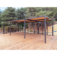 Préau couvert sur mesure pour établissement scolaire, bâtiment modulaire ou extérieur abrité - Fabrication SITI EUROPE depuis 25 ans_7