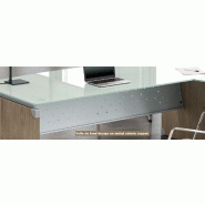Bureau de direction en verre X time avec retour  - Quadrifoglio. - 239, Droite_7
