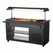 Buffet réfrigéré série G noir 4 GN1/1 PG007 Polar_7