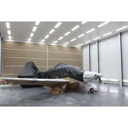 Cabine de peinture industrielle avec intégration de manutention