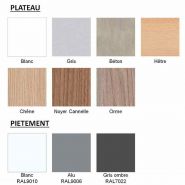 Table de réunion IDEA avec plateau anti-rayures