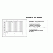 Clôture industrielle - panneaux en fils d'acier soudés - pour bâtiments industriels et résidences_7