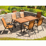 Table de jardin extensible flamingo bois d'eucalyptus – MTF – rectangulaire – 2nab2155_7