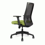 Siège de bureau synchrone dossier résille So Turin - Z65, Paire d'accoudoirs fixes BR72, Avec, Tissu_7