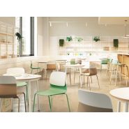 Chaise empilable KLIK - originale et élégante avec options pieds métal ou bois, 6 coloris disponibles, fabrication française_7