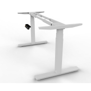 Base ajustable pour bureau avec 4 positions mémorisables