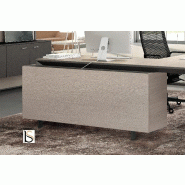 Bureau d'angle sur crédence bois X9- Officity - 172, Droite, Orme gris_7