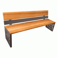 Banc bois et acier Venise_7
