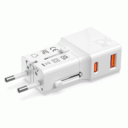 ROLINE Chargeur de voyage USB avec prise UK/US/Euro, 2 ports, 1x QC3.0 A + 1x C (PD), 25W_7