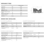 Gtw-870 t6 60 hz triphasé groupe électrogène industriel - genelec - 999 kva