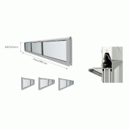 Porte industrielle levante vitrée woodgrain XL - 8000 / 3250_7