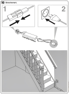 Main courante en bois lumineuse pour sécuriser les déplacements