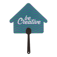 Éventail sur-mesure - poignée plastique et papier stratifié - impression digitale logo - minimum 100 pcs_7