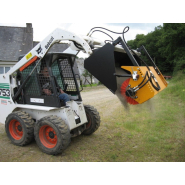 Godet balayeur industriel Emily Clean - ramassage de tout type de déchets - adaptable et équipé de balai polypropylène_7