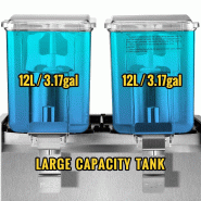 Distributeur de jus commercial, Distributeur de boissons froides, 6.3 gallons_7