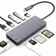 EXSYS EX-1221HM Hub USB 3.2 Gen1 C à 11 ports pour Notebook, Matebook et MacBook_7