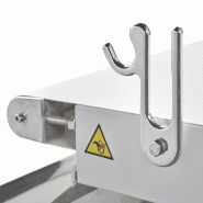 Laminoir à tapis 500mm Longueur 950mm 400V  SF. 500/950 KEMPLEX - monophasé 230V_7