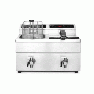 Friteuse à induction avec robinet de vidange 2x8L 230V HENDI_7
