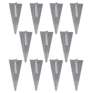 Vidaxl clôture à mailles losangées et poteaux acier galvanisé 25x1,25m 141508_7