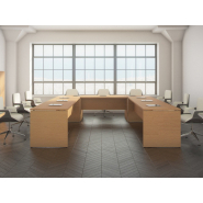 Bureau bench classique et élégant - NEW PANO - Mobilier durable et modulable avec finitions modernes_7