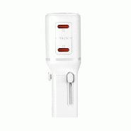 VALUE Chargeur de voyage, EU/UK/US, 2 ports USB C, 45 W_7