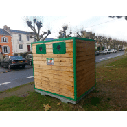 Colonne aérienne d'apport volontaire polytri bois_7