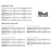GTW-2020 T6 60 Hz triphasé - Groupe électrogène industriel Genelec - 2276 kVA - Moteur Mitsubishi - Alternateur Stamford_7