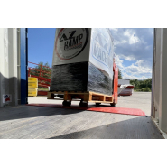 Rampe d'accès galvanisée à chaud pour conteneur au sol - Capacité 8T - AZ Ramp Hcry-08 GAV_7