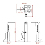 Borne de gonflage & réparation vélo tout en un personnalisable - 22 outils fournis_7