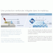 Table avec plateau traité anti-bactérien pour un usage intensif