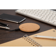 Chargeur rapide sans fil 10W - revêtement liège naturel et fond en cuir PU - câble USB inclus_7