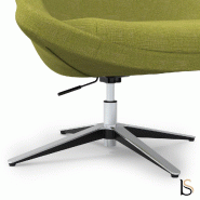 Siège d'accueil pivotant Storn - Mobel linea. - Anthracite_7