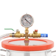 Vidaxl chambre à vide avec pompe à 2 étages 5,5 l 3100538_7