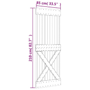 Vidaxl porte narvik 85x210 cm bois massif de pin 154444_7