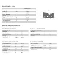 GTW-1350 T6 60 Hz Triphasé - Groupe électrogène industriel Genelec - 1534 kVA - Moteur Mitsubishi - Alternateur Stamford_7