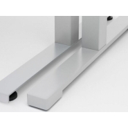 Bureau opératif simple et fonctionnel - OGI T - design élégant et personnalisable avec plateau mélaminé et système de gestion des câbles_7