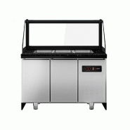 Saladette TORONTO - L1250 mm - Noire - 2 portes - 3x GN 1/1 - P900_7