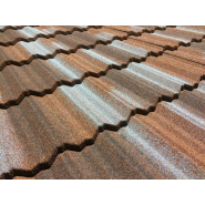 Tuiles métalliques à faible galbe - revêtement en pierre naturelle - GERARD® CLASSIC_7